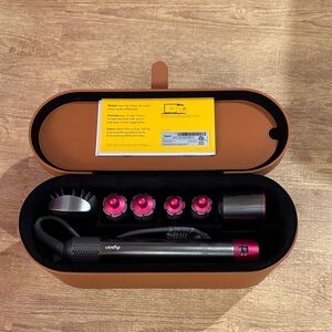 Dyson Airwrap Hair Styler Set in Pink and Black